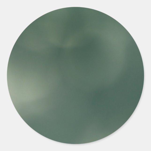 Sticker Rond Brouillard Vert (Devant)