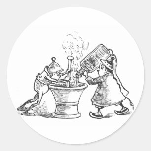 Sticker Rond Brownie Apothecaries