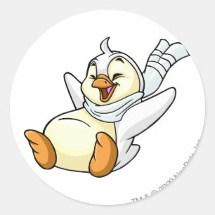 Sticker Rond Bruce White