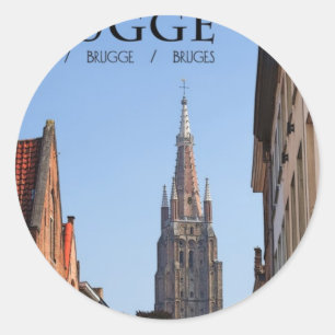 Sticker Rond Bruges