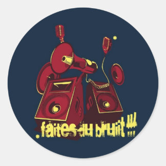Sticker Rond Bruit