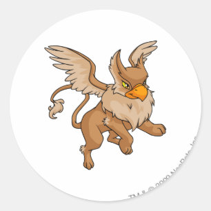Sticker Rond Brun d'aire