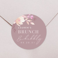 Brunch et Bulles de Mariée Fleuris Rose Champagne