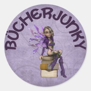 Sticker Rond Bucherjunky