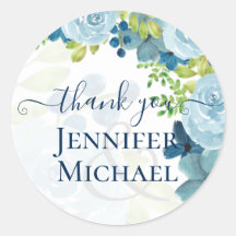 Budget Dusty Blue Flowers Sage Mariage