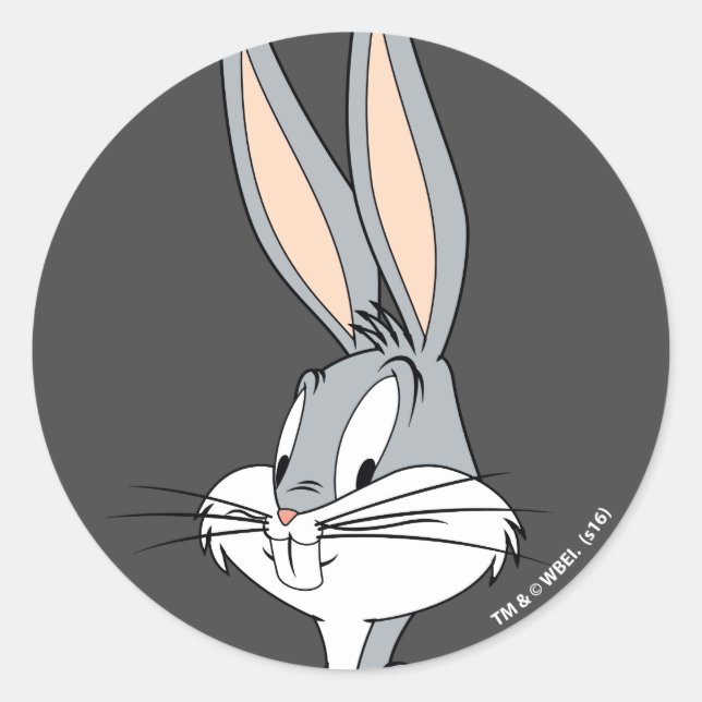 Sticker Rond BUGS BUNNY™ | Mains sur les hanches (Devant)
