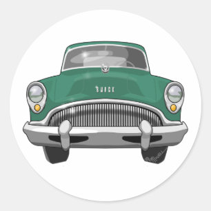Sticker Rond Buick Roadmaster 1954