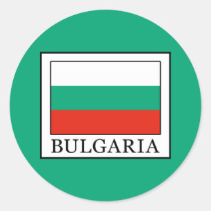 Sticker Rond Bulgarie