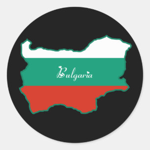 Sticker Rond Bulgarie cool