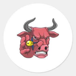 Sticker Rond Bull aux fléchettes avec Dart