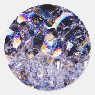Sticker Rond bulles de mousse
