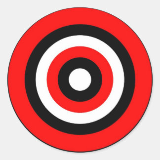 Sticker Rond Bullseye