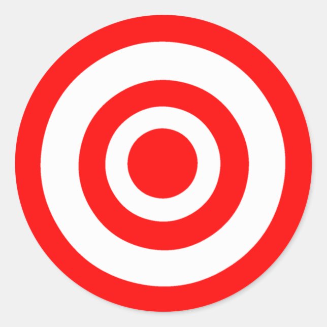 Sticker Rond Bullseye (Devant)