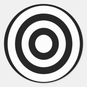 Sticker Rond bullseye - Sur cible