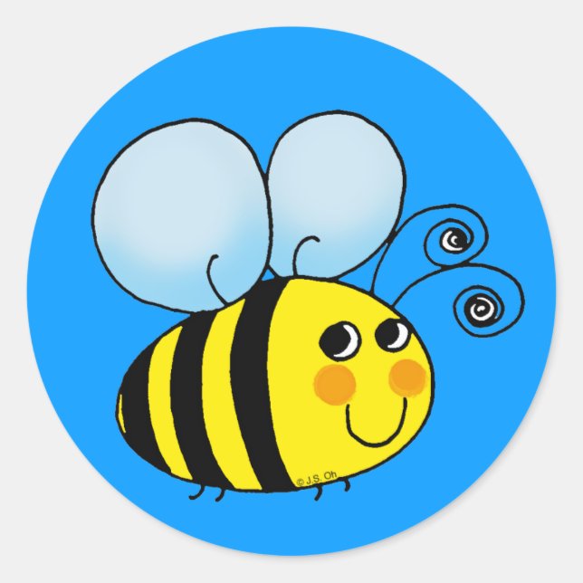 Sticker Rond Bumble bebe (Devant)