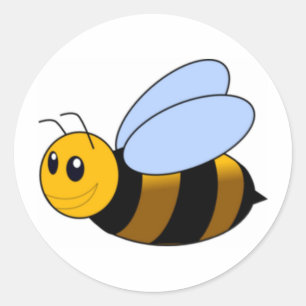 Sticker Rond Bumble Bee