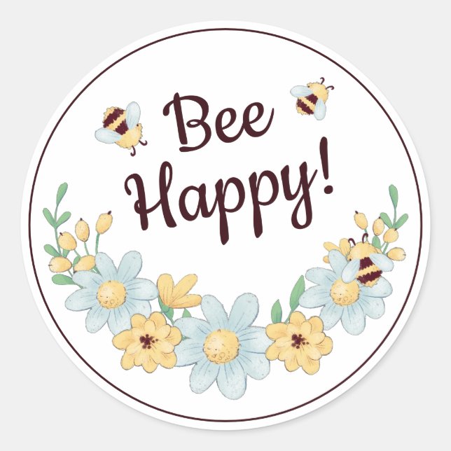 Sticker Rond Bumblebee (Devant)