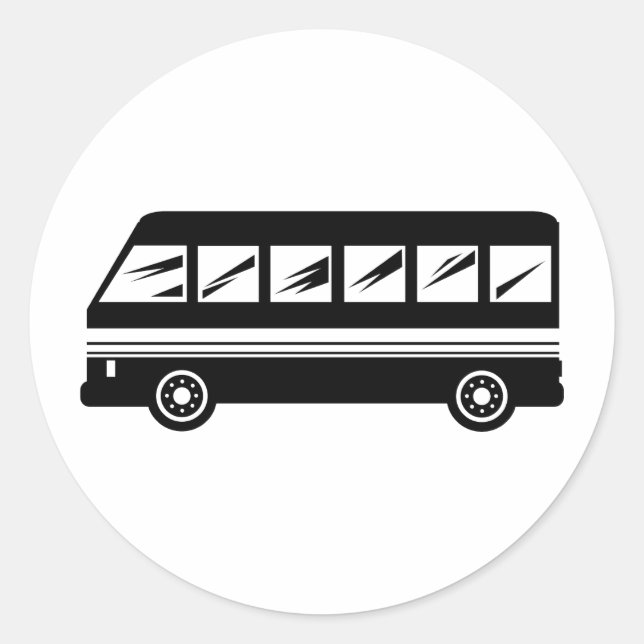 Sticker Rond Bus (Devant)