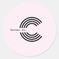 Business Logo Professional Blush Pink élégant
