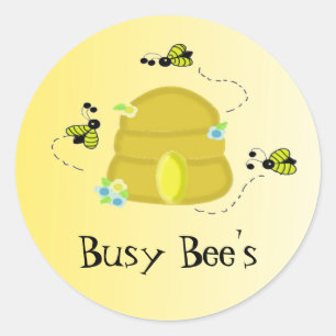 Sticker Rond Busy Bee's