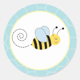 Sticker Rond Buzzy Bees Bumble Bee Envelope Seals / Toppers 20