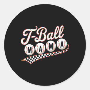 Sticker Rond Bysebyll Maman Pour T-byl De La Fête De Maman De L
