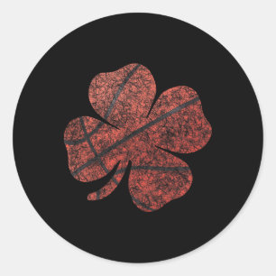 Sticker Rond Bysketbyll Jour de la Saint Patrick Boys Hommes Sh