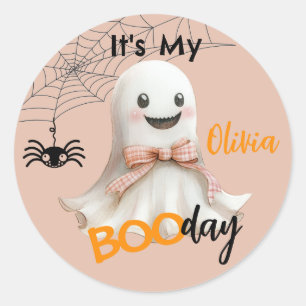 Sticker Rond C’est mon BOOday - Éffrayant Sweet Celebration