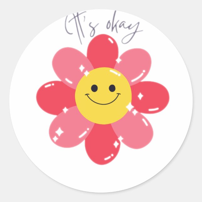 Sticker Rond Ça va. (Devant)