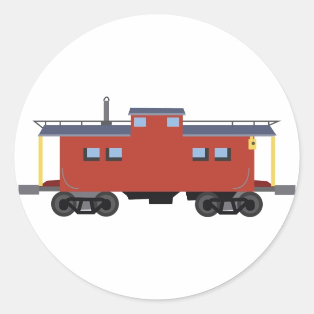 Sticker Rond Caboose (Devant)