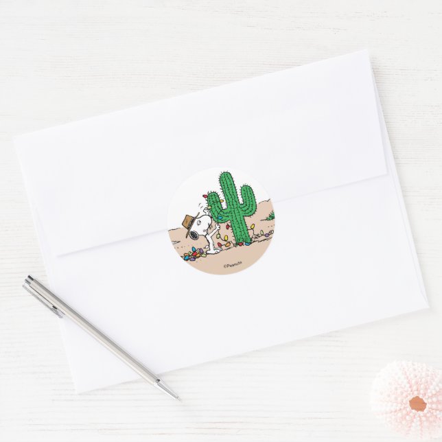 Sticker Rond cacahuètes | Décorations Spike pour Noël (Enveloppe)