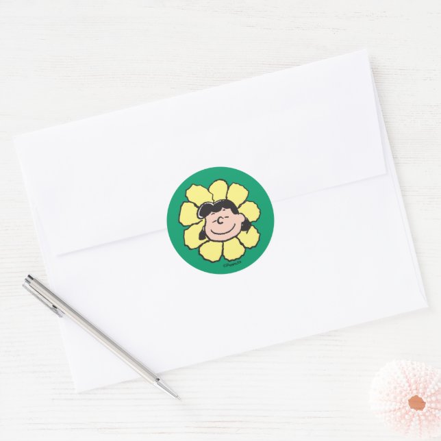 Sticker Rond cacahuètes | Lucy Flower (Enveloppe)