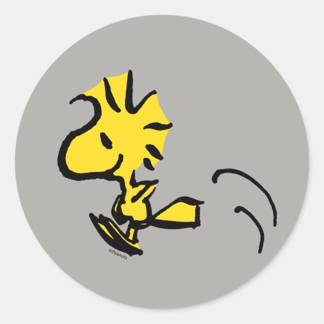 Sticker Rond cacahuètes | Sauts de bois (Devant)