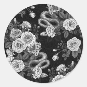 Sticker Rond Caché en rose 3