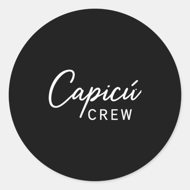 Sticker Rond Cacú Crew Matching Dominoes Players  (Devant)