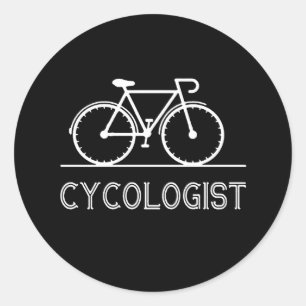 Sticker Rond Cadeau cyclologue Faites-moi confiance Je suis C