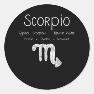 Sticker Rond Cadeau d'anniversaire pour le signe astrologique d