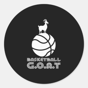 Sticker Rond Cadeau de joueur de jeunesse de garçons drôles de