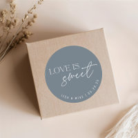 Cadeau de mariage Bleu Amour est Sucré