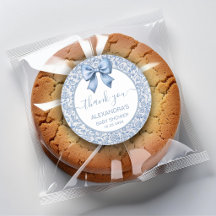 Cadeau de Naissance Garçon Bleu Remerciement Motif