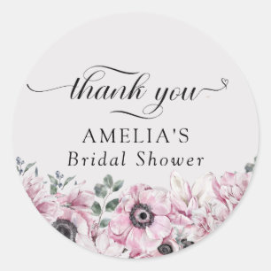Sticker Rond Cadeau de remerciement pour une baby shower printa