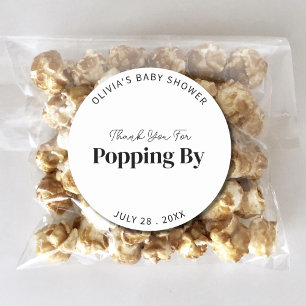 Sticker Rond Cadeau de remerciement tendance pour Baby Shower