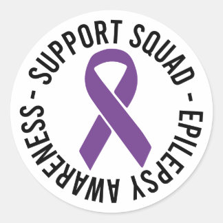 Sticker Rond Cadeau de sensibilisation à l'équipe de soutien de