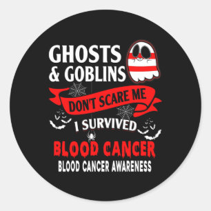 Sticker Rond Cadeau de survivant de sensibilisation au cancer d