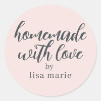 Cadeau Rose Pâle Personnalisé Fait avec Amour
