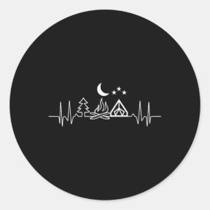 Sticker Rond Cadeaux De Camping Incroyables Vêtements Et Access