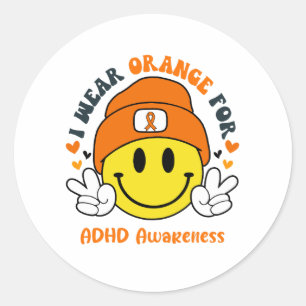 Sticker Rond Cadeaux de soutien au ruban de sensibilisation au