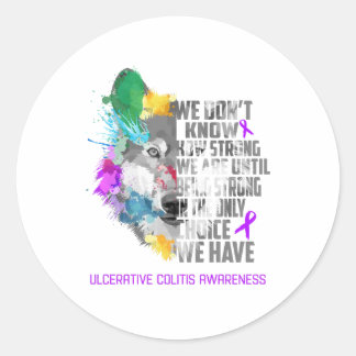 Sticker Rond Cadeaux de soutien au ruban pour la sensibilisatio