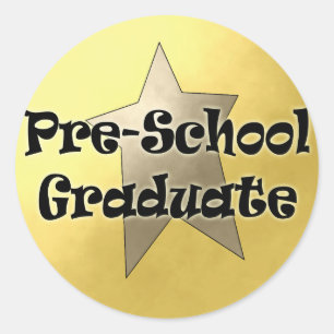 Sticker Rond Cadeaux d'études pré-scolaires