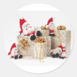 Sticker Rond Cadeaux et génomes